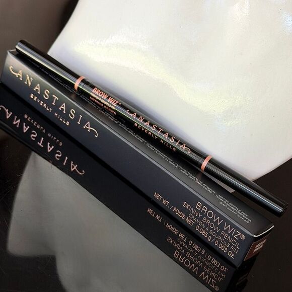 BNIB Anastasia Beverly Hills Brow Wiz Skinny Precision Brow Pencil Medium Brown - Picture 6 of 12